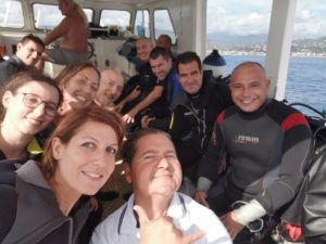 Grande gioia dopo la diving experience